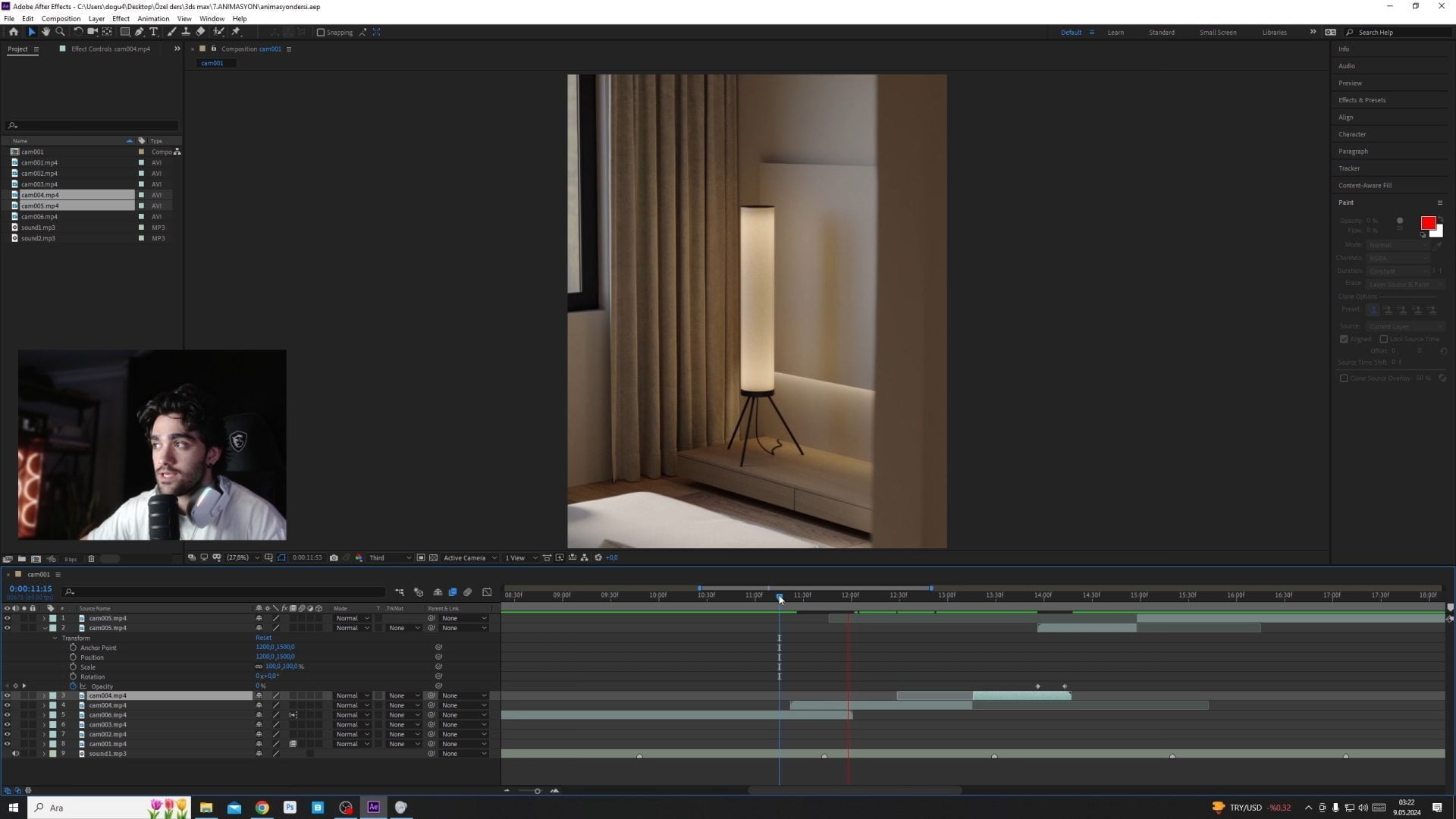 4.after effects 4.after effects